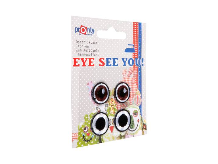 Aufbügel-Motiv Augen Eye See You