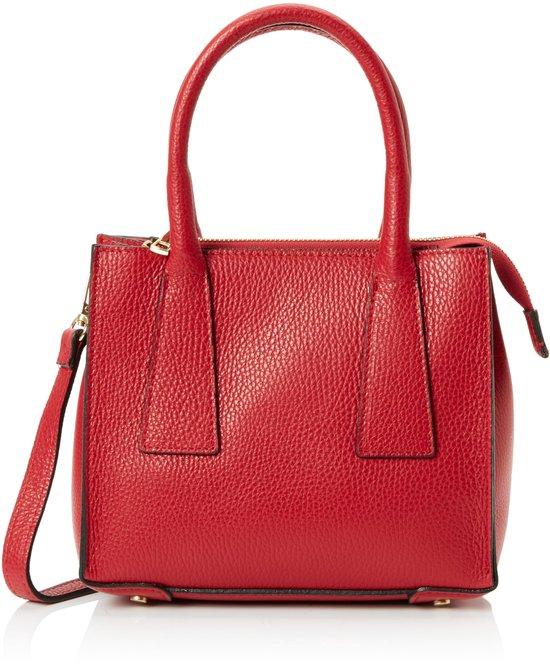 Damenhandtas in Dunkelrot - Ledertasche für Damen - Stilvolle Umhängetasche - Viel Platz für alle wichtigen Dinge - Perfekt für Partys und