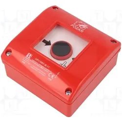 Spamel, Gefahrenmelder, Feuerknopf Aufputz 1Z 1R rot (OP1-W01-B11)