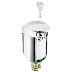 Schell Santärgriff SECUR 226340699 Oberteil, RV, abschließbar, 1/2", chrom