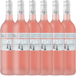 Cleebronner Samtrot Rosé Qualitätswein Fein & Fruchtig 6er Karton
