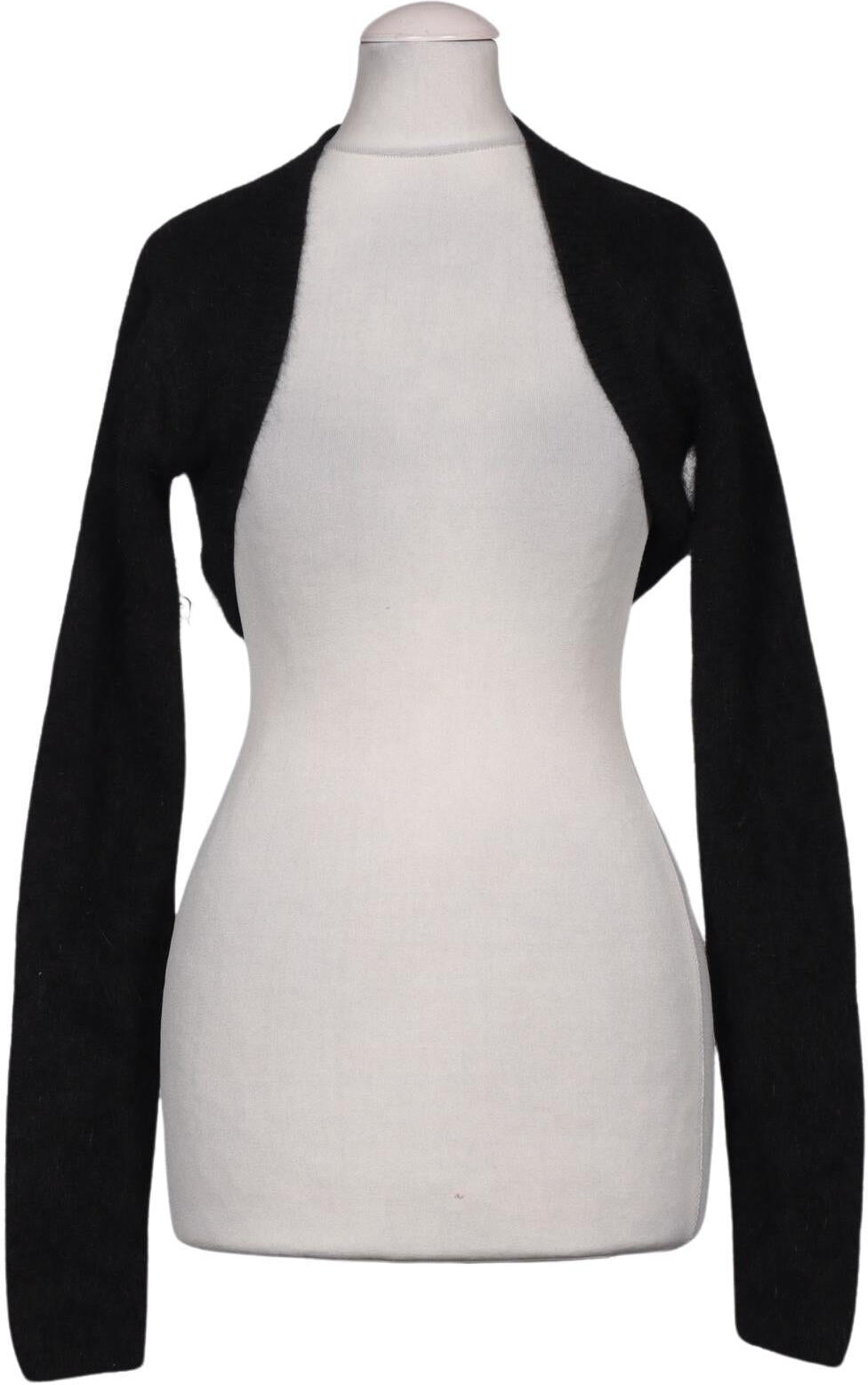 Hallhuber Damen Strickjacke, Schwarz, Gr. S, Synthetik / Angorawolle - Second Hand