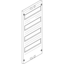 ABN FAO1422N Abdeckplatte 250x600mm 1FB/4RE offen, Reihenabstand 125mm