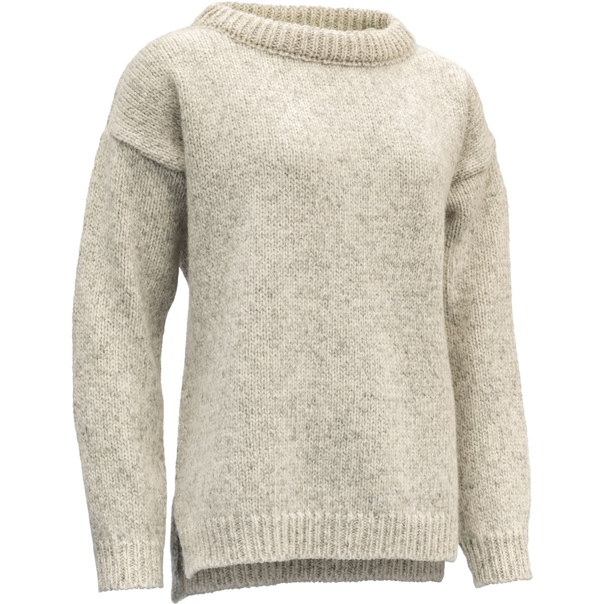 Devold Nansen Split Seam Damen Pullover grau Größe M Lifestyle Hautfreundlich