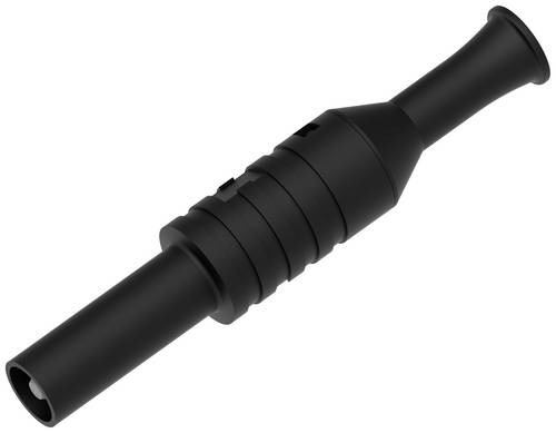 Electro PJP 1065-CD1-N Laborstecker Stift-Ø: 4mm Schwarz 1St.