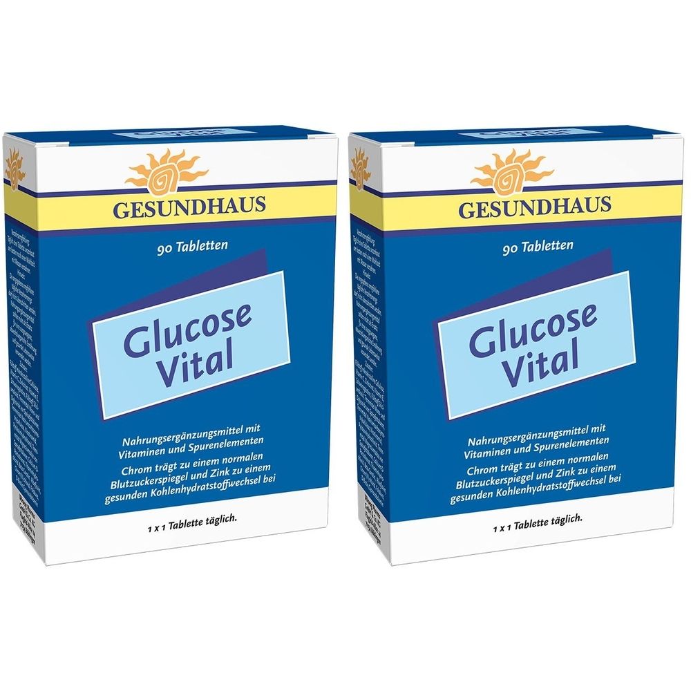 Gesundhaus Glucose Vital Tabletten 2x 2x90 St