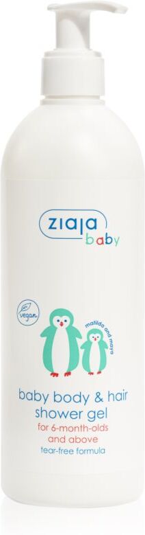 Ziaja Baby Brusegel til krop og hår 2-i-1 400 ml