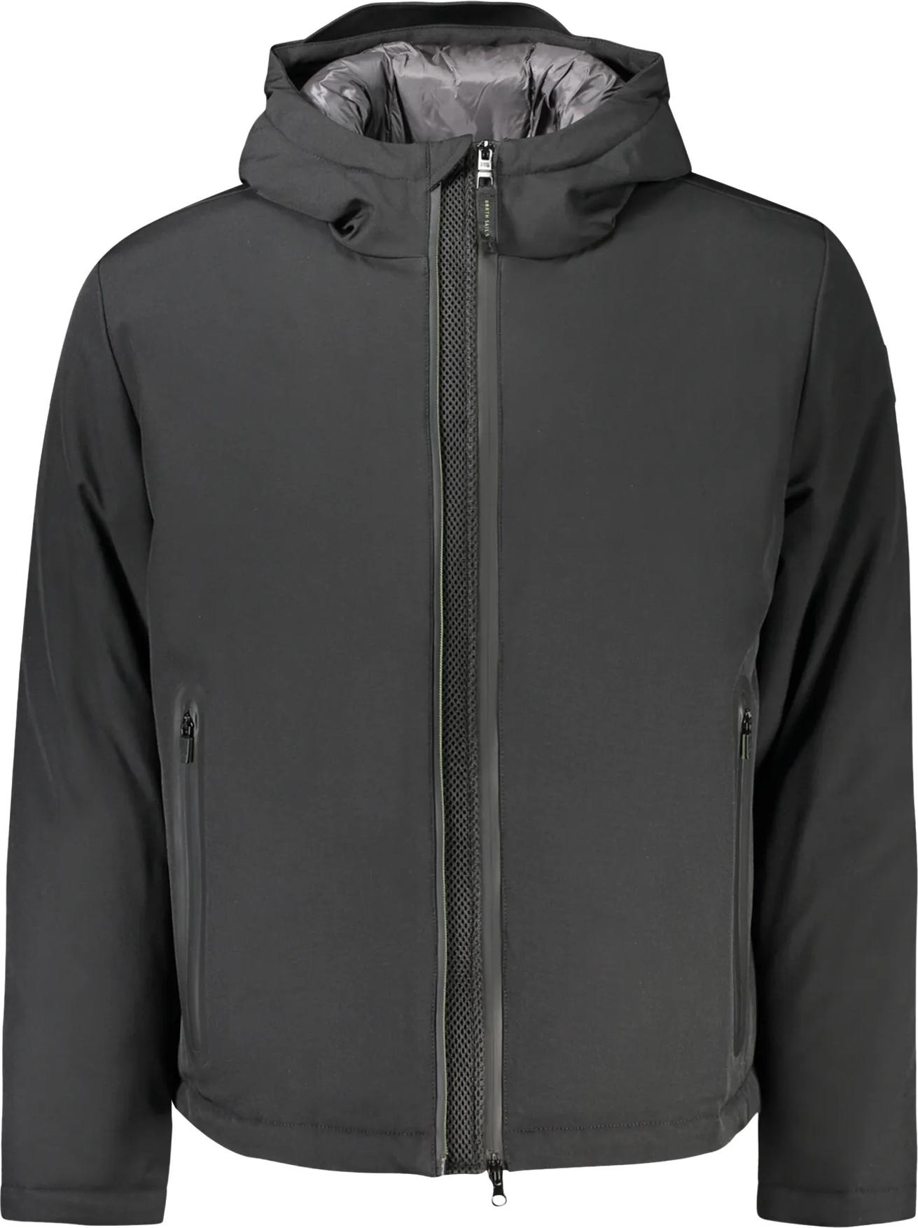Nachhaltige Kapuzenjacke mit Taschen und Logo Print : Größe - L Größe: L