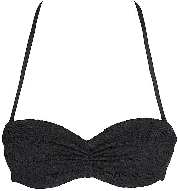 YSABEL MORA Damen Bikinioberteil Bandeau Push-Up schwarz   70C W