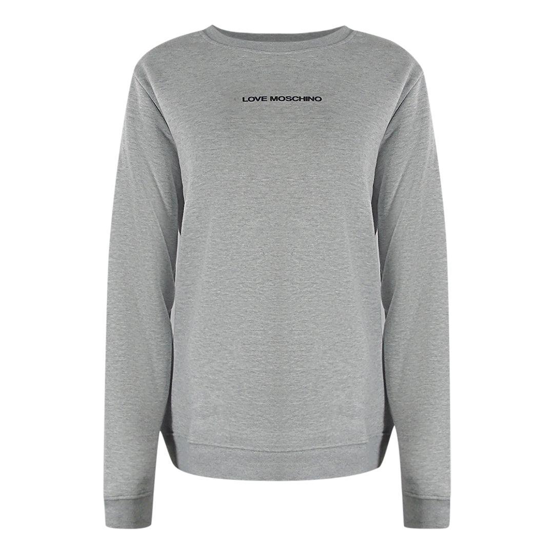 Love Moschino Dames/Dames Logo Sweatshirt (Grijs)