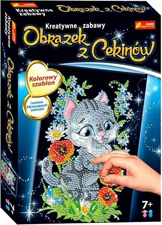 Ranok-Creative Creatieve set met glitterprent in katthema