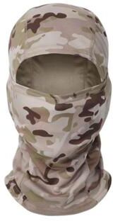 Inspired Finds Camouflage Balaclava Full Face Mask Outdoor Sports Helmet Inner Cap For Cycling Hunting Hiking Ski desert Cp