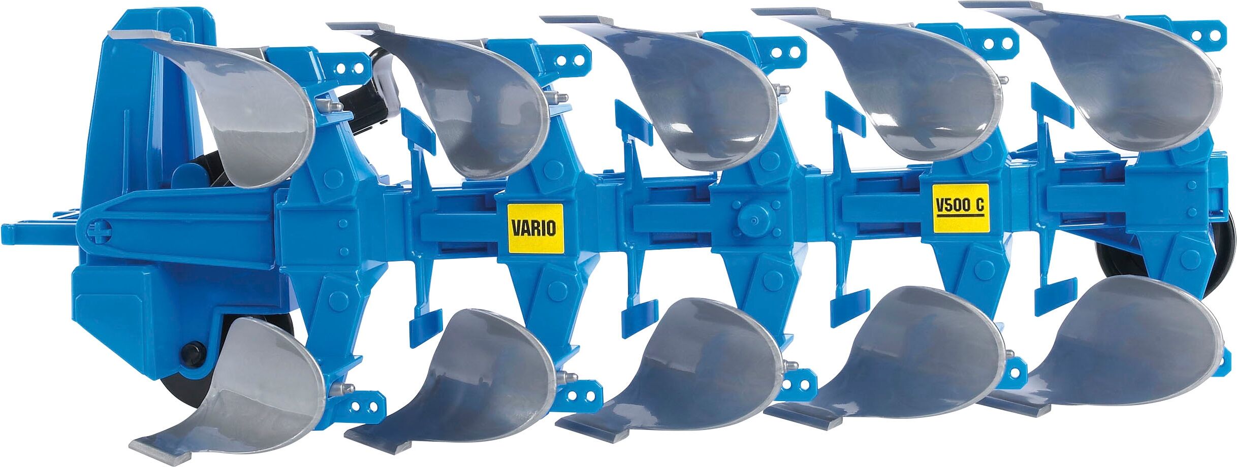 Spielzeug-Landmaschine BRUDER "Wendepflug 25 cm 10 Scharen (02331)", blau, Spielzeugfahrzeuge, KinderB:15cm H:11cm T:25cm, Kunststoff, Spielzeug-Landmaschine, Made in Europe, B:15cm H:11cm T:25cm