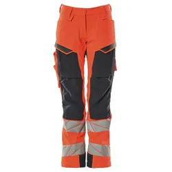 Dame Warn Stretchbundhose K2 ACCELERATESAFE - 76C34 - rot/schwarzblau