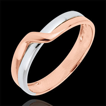 Edenly Trauring Passion Eden in RosÃ©- und WeiÃŸgold
