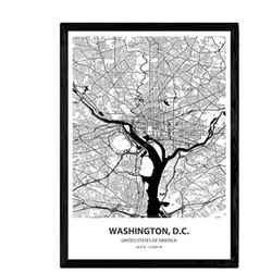 POSTER Washington D. C - Usa A3 Rahmenlos