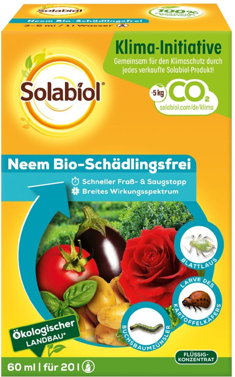 Solabiol Neem Bio-Schädlingsfrei 60 ml