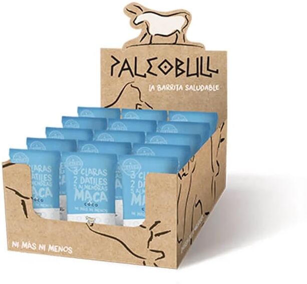 Paleobull BARRITA DE COCO E MACA 15 Barras de 50g