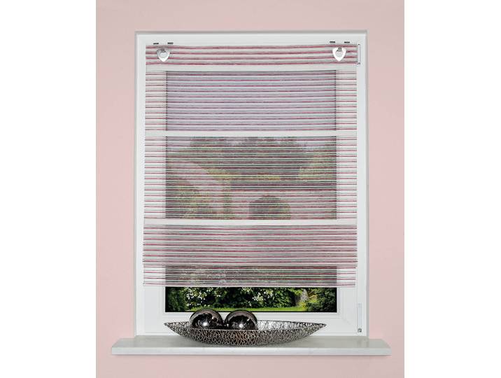 Store bateau magnétique Jörg 45 x 130cm Rouge/Baies