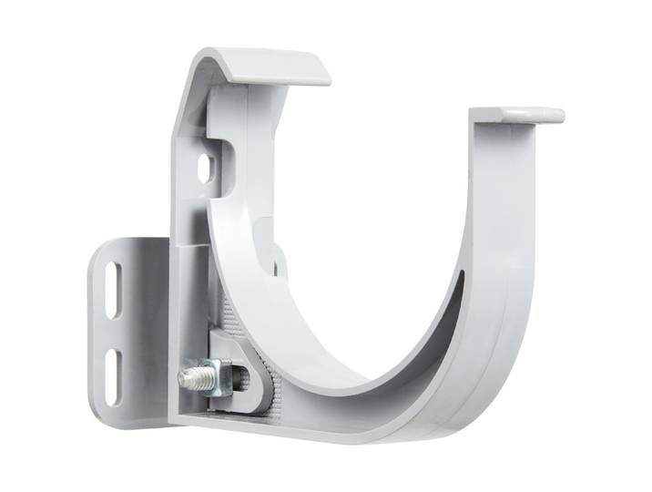 Rinnenhalter RG 75 Grau - 2.5 × 7.6 × 9.6 cm