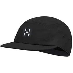 Haglöfs Brand Five Panel Cap S/M - True Black Solid Koffer24