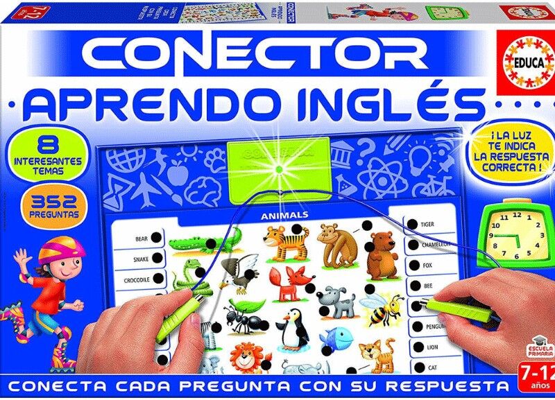 EDUCA BORRAS Connecteur J'apprends L'anglais - Educa