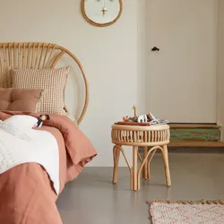 Kinder-Nachttisch Zita aus Rattanrohr