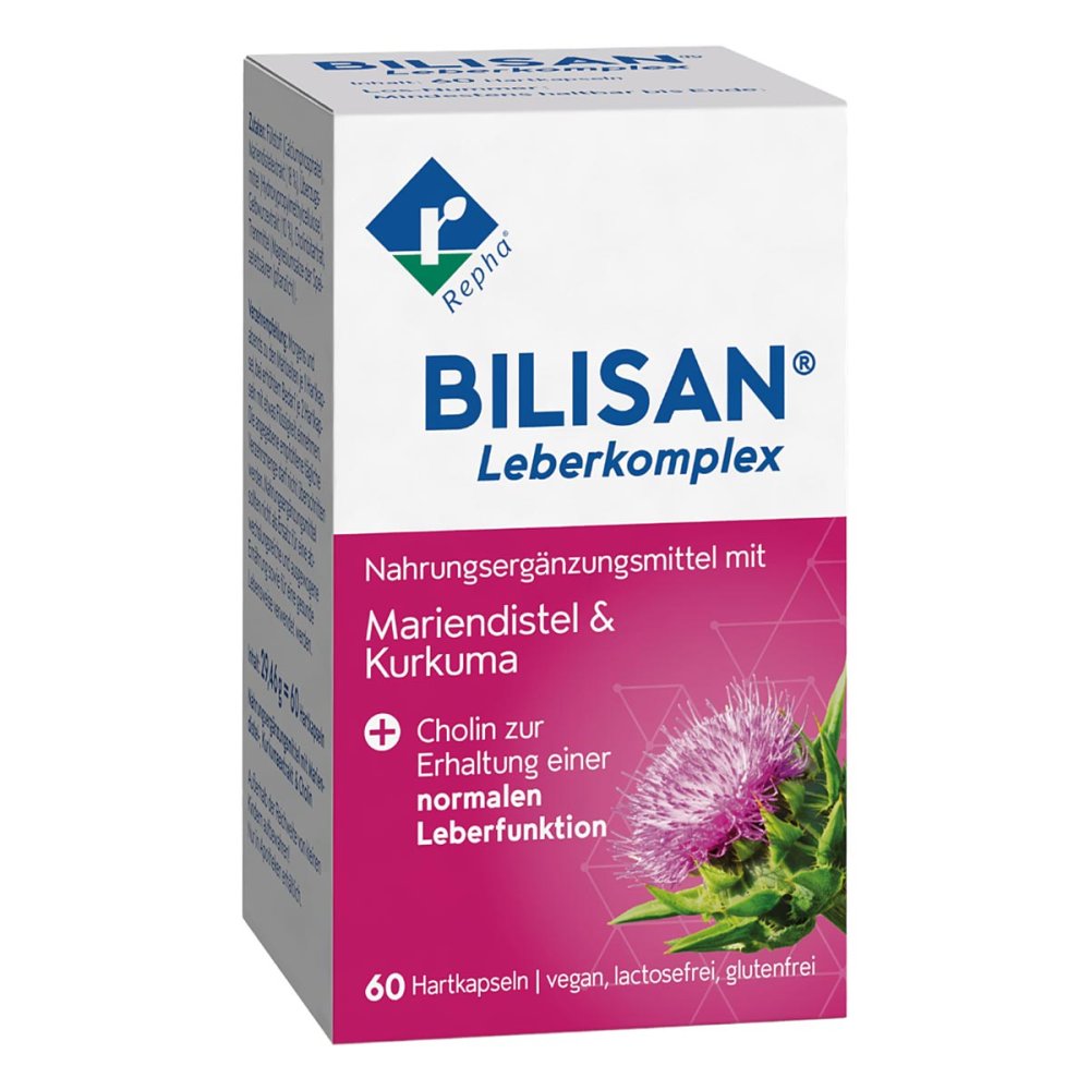 REPHA GmbH Biologische Arzneimittel Bilisan Leberkomplex Hartkapseln 19911721