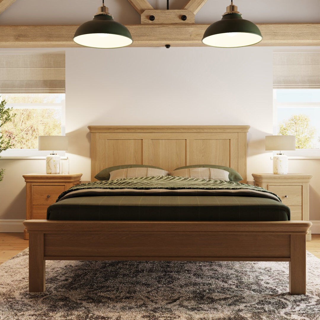Ophelia & Co. Joulon Shaker Panel Bed. 4ft6 Double (For UK Mattress 135 x 190) OR 5ft Kingsize (For UK Mattress 150 x 200) Kingsize (5')