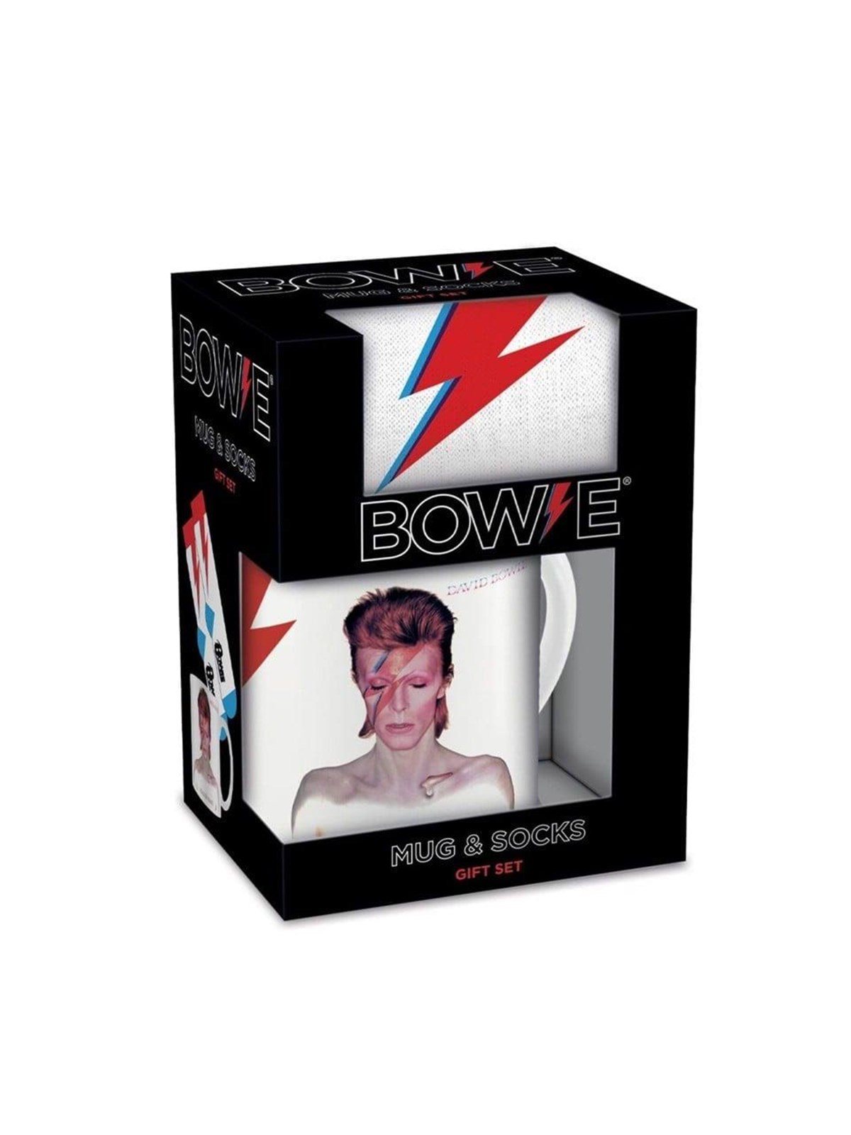 Pyramid - David Bowie Mug & Sock Set - UK sizes 3-8 (EU 36-41) - Socken