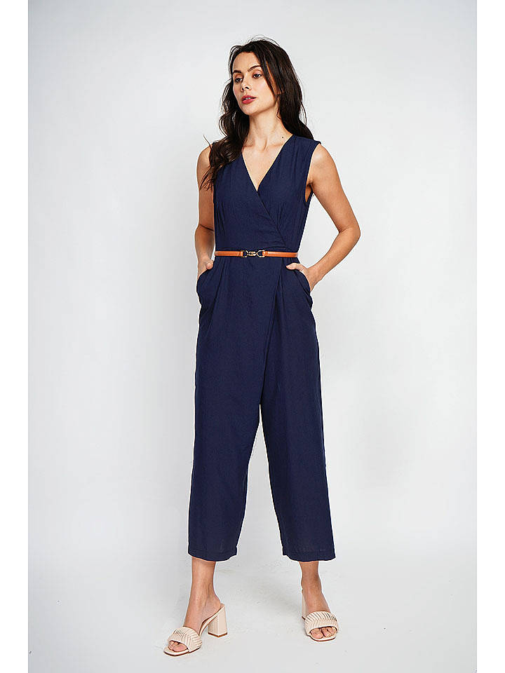 Le Jardin du Lin Jumpsuit in Dunkelblau - 42