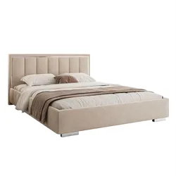POLSTERBETT AURELIA SILVER mit Stauraum und Metallrahmen 120x200 Jasmine 22