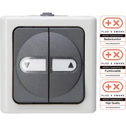 EL BE 560956012 - BLUE ELECTRIC - Jalousietaster, grau