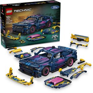LEGO Technic 42236 Ford Mustang GT Auto aus der Tuning-Werkstatt, ab 10 Jahre, 973 Teile