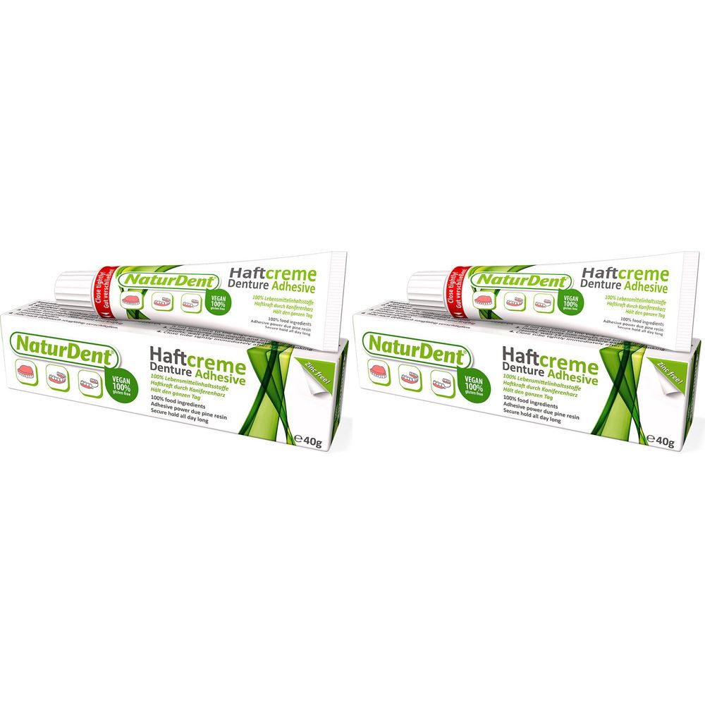 Naturdent Haftcreme x2 2x40 g Creme
