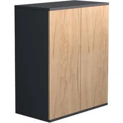 VCM, Kommode + Sideboard, Holz Kommode Sideboard Highboard Anrichte Schrank Dalosa 2 Drehtüren (60 x 32 x 73 cm)