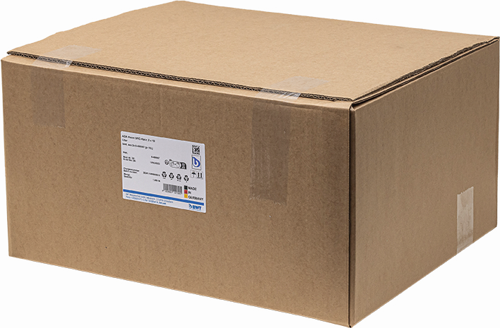 Résine de remplacement BWT AQA Therm 125635023, 20 litres, 2 seaux de 10 L dans un carton extérieur