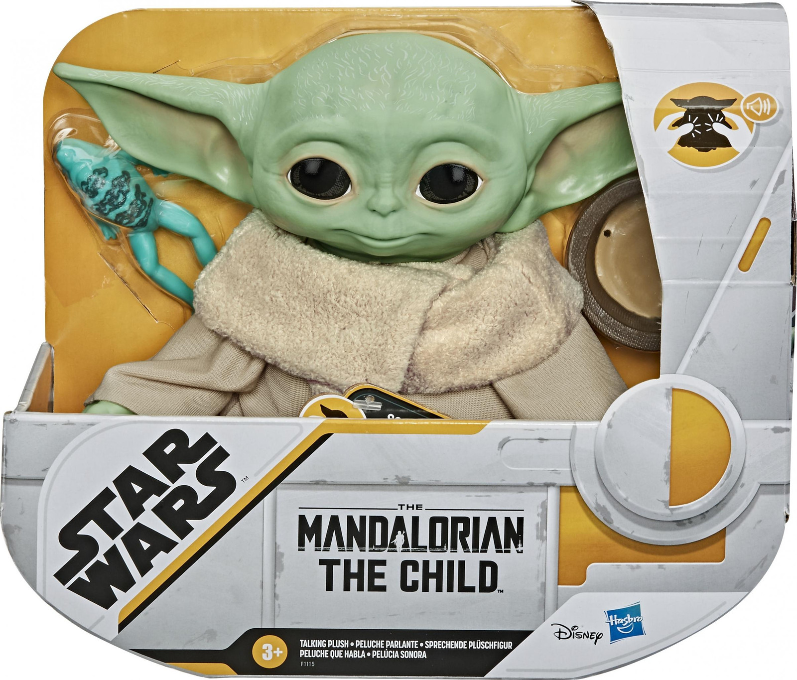Hasbro Star Wars The Mandalorian The Child knuffel met geluid