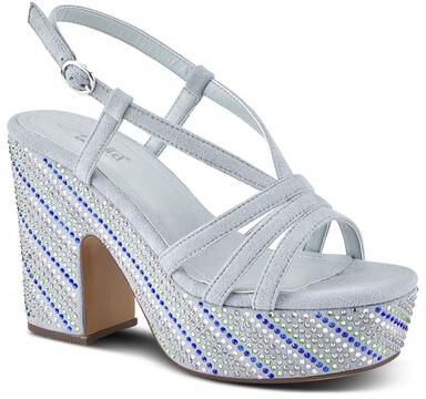 Women's Tamar Sandal by Azura by Spring Step in Sky Blue (Size 38 M)