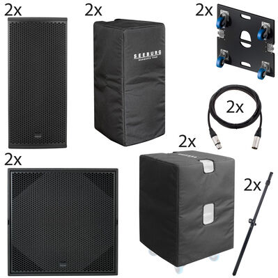 Seeburg Acoustic Line K20/G Sub 1801 Power Bundle Schwarz