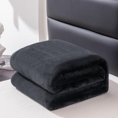 Shop Station Ultra Soft Plush Blanket Thick Warm Soft Fleece Blanket For Bed, Sofa & Travel black 39.37 59.06 In