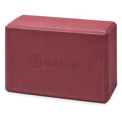 GAIAM - Yoga Block - Yogablock Gr 22,9 x 15,2 x 10,1 cm cherry