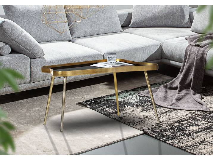 Table basse Toondy 50 x 48 x 90cm Laiton