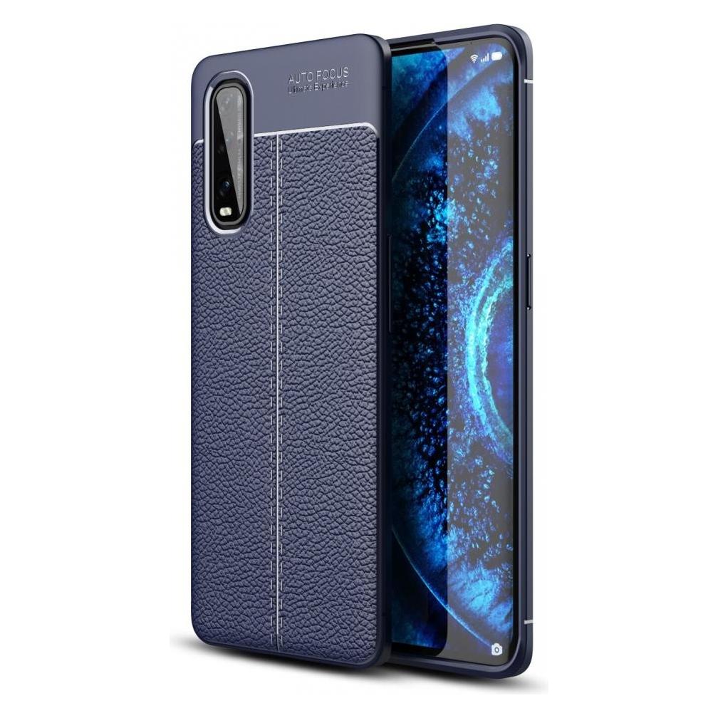 Screenguard Oppo Find X2 Hülle Leather Design TPU Cover (Oppo Find X2) (00026440)
