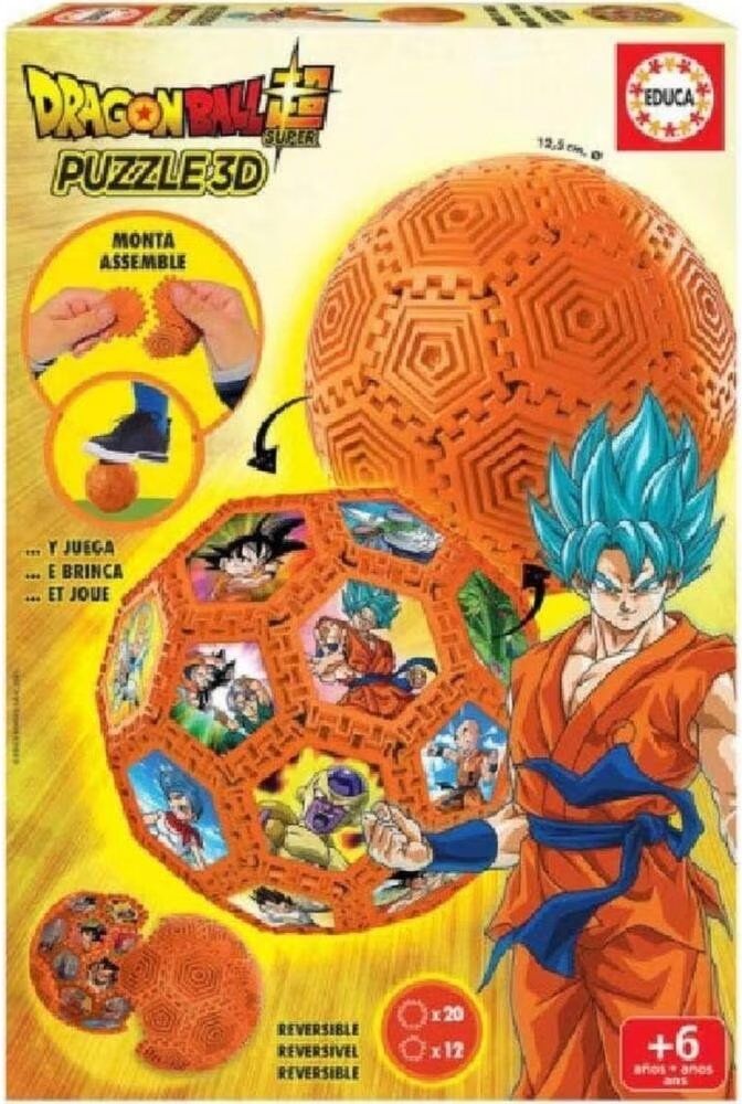 Educa Puzzle 3d Esfera Dragon Ball S Unisex