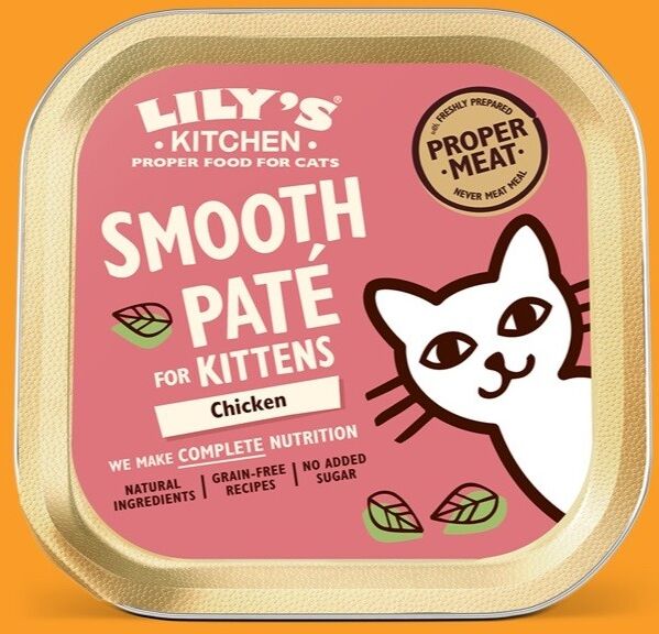 Lily's Kitchen Smooth Paté de Pollo Kitten Gatos 85 gr