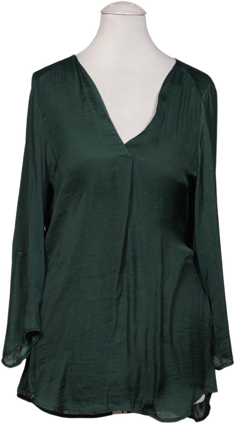 Stradivarius Damen Bluse, Grün, Gr. S, Synthetik - Second Hand