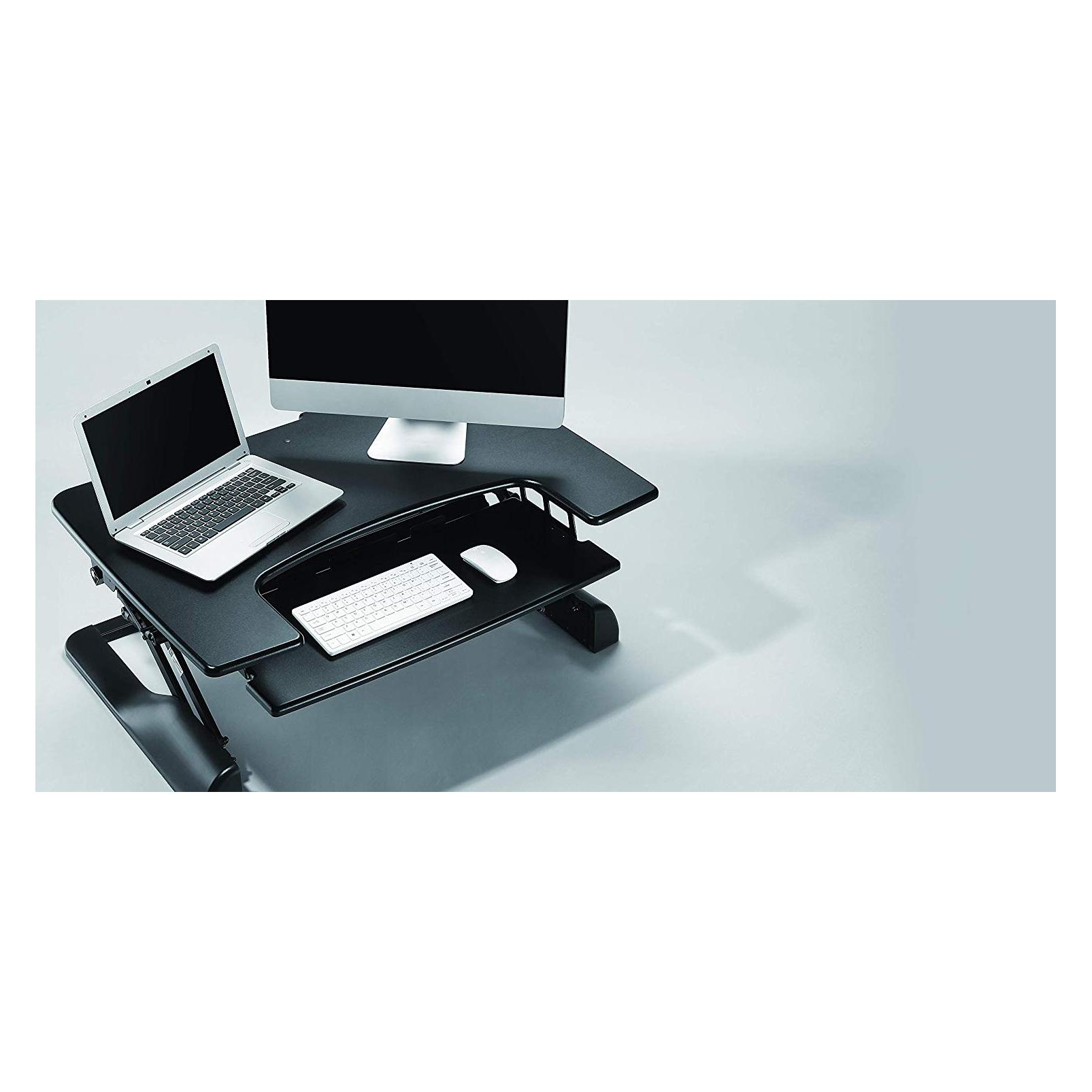 Neomounts Steh-Sitz Arbeitsplatz (NS-WS300BLACK)