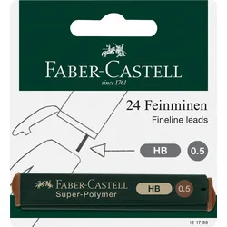 Faber-Castell Feinmine Super-Polymer 0,5mm HB 2x in Blisterkarte