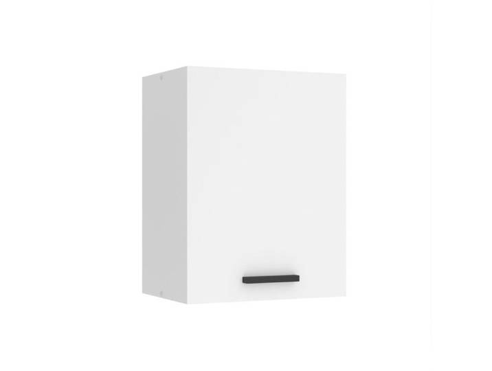 Meuble haut de cuisine - BELINI - SG45 - Mural - 1 porte - Blanc mat - Métal